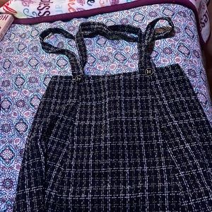 Skirt with suspenders